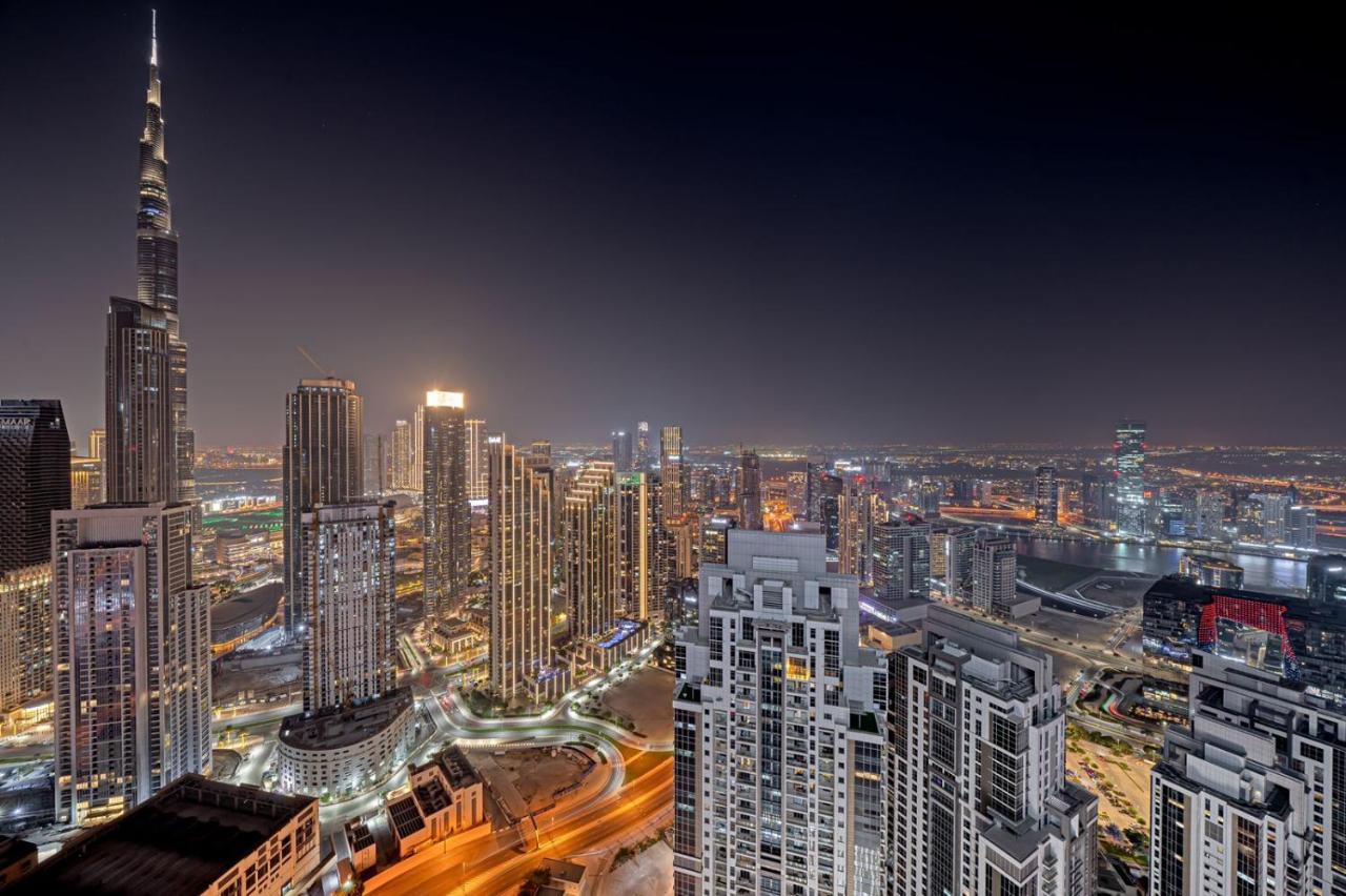 Paramount Midtown Deluxe 1 Bedroom Apartment With Full Burj-Khalifa View Dubai Bagian luar foto