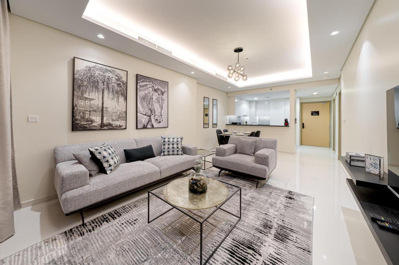 Paramount Midtown Deluxe 1 Bedroom Apartment With Full Burj-Khalifa View Dubai Bagian luar foto